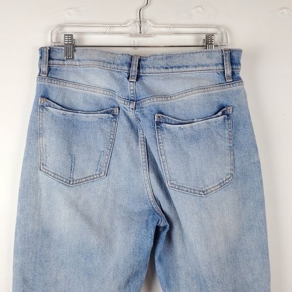 PISTOLA 30 Charlie Jeans Button fly high rise 2-tone Distressed Straight leg Raw - Picture 6 of 11